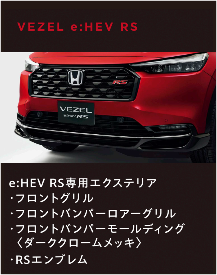 e:HEV RS専用エクステリア