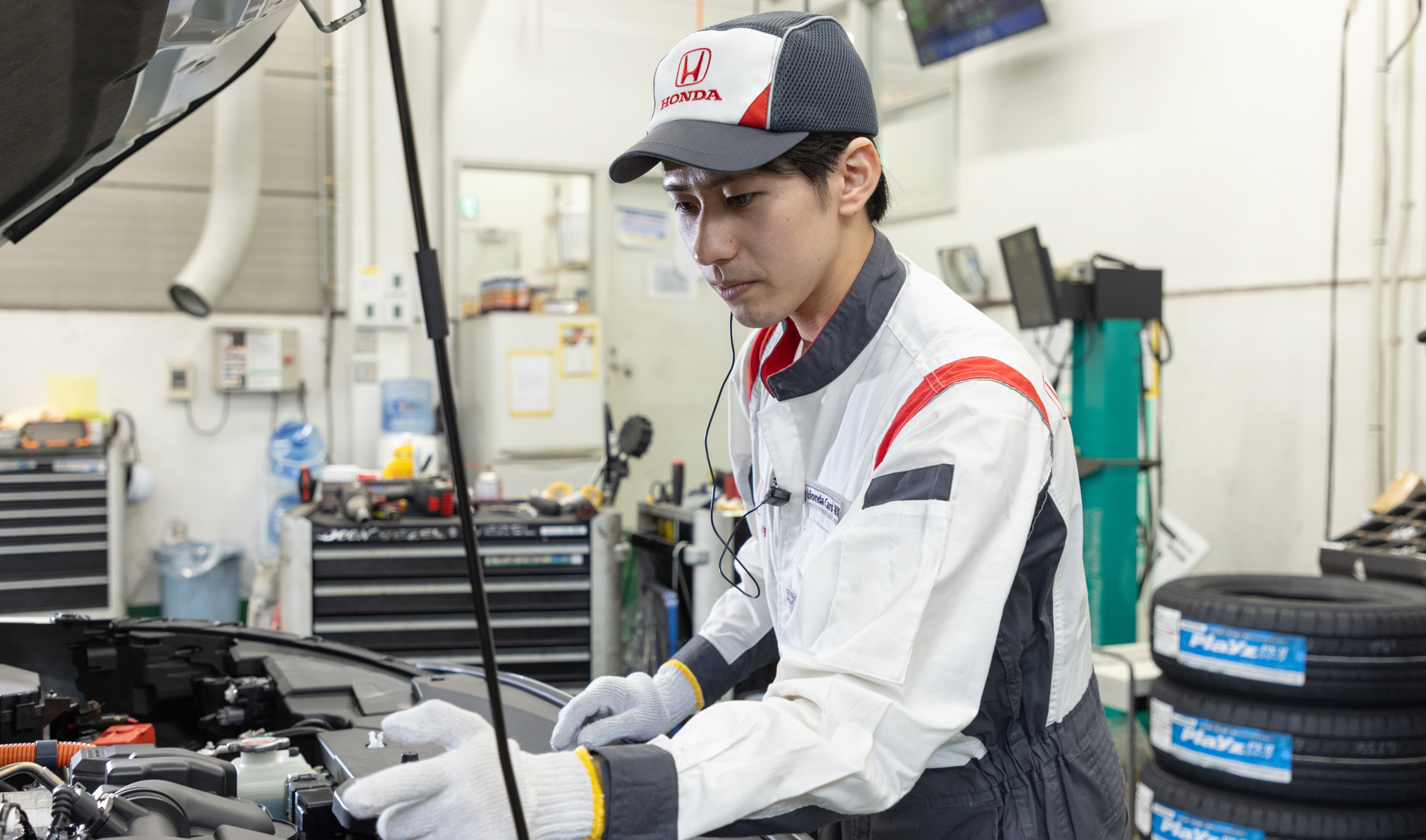 ホンダ店舗の外観