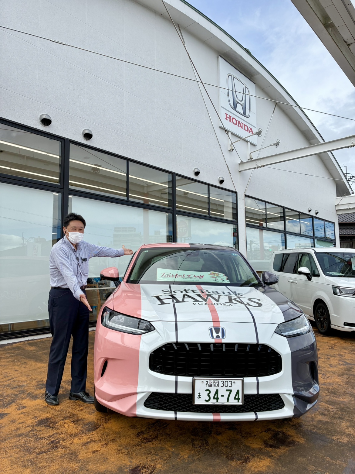 ラッピングカー来てます🚗⚾